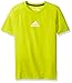 adidas Big Boys' Climalite Short Sleeve Tee, Shock Slime, X-Large/18
