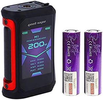 Geekvape Aegis X Mod ギークベープ イージス エックス Vapcell バッテリー2本セット Red Black Geekvape Aegis X Mod ギークベープ イージス エックス Vapcell バッテリー2本セット Red Black