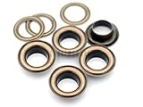 CRAFTMEMORE 1/2" (13 MM) Hole 50 Sets Grommets