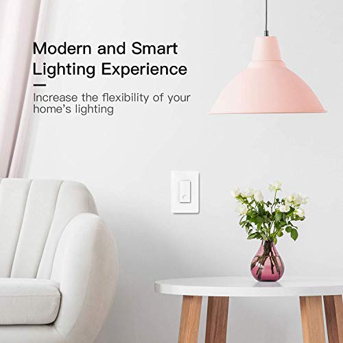 3-way Smart Light Switch,Treatlife WiFi Light Switch Single Pole/3-way Switch Works With Alexa, Google Assistant and IFTTT, Remote Control, ETL, Schedule, No Hub Required, Neutral Wire Required,4 PACK
