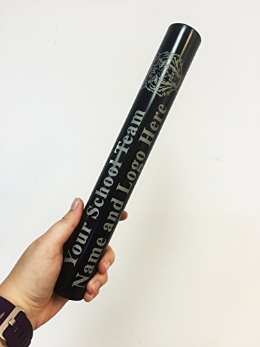 Custom Black Aluminum Track and Field Relay Baton Personalized Gift for Him, for Her, for Boys, for Girls, for Husband, for Wife, for Them, for Men, for Women- Your Team Name and Logo Engraved