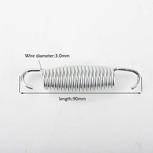GZFTM Trampoline Springs, Heavy-Duty Galvanised, Metal Rust Resistant & Long-lasting Fitness Trampoline Springs 5pcs Fitness Trampoline Springs+1pcs springs tool