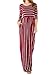 Levaca Womens Round Neck Elastic Waist Pleated Swing Casual Tunic Dress Wine S