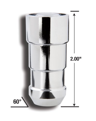 Gorilla Automotive 66691 9/16" Thread Size Duplex Acorn Gorilla Guard Lock, (Pack of 4)