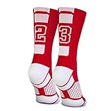 ChalkTalkSPORTS Custom Team Number Crew Socks