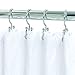 Zenna Home NeverRust Rustproof Aluminum Double Shower Hooks, Chrome