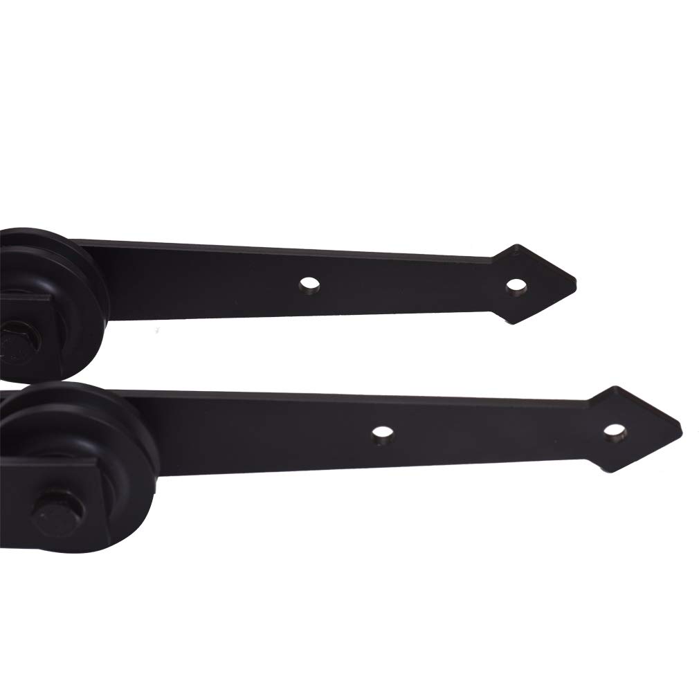 8FT 243cm Puerta De Granero Corredera De Madera Herraje Para Puertas