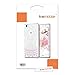 kwmobile Clear Case Compatible with Huawei P8 Lite (2015) - TPU Smartphone Backcover - Indian Sun Light Pink/White/Transparent