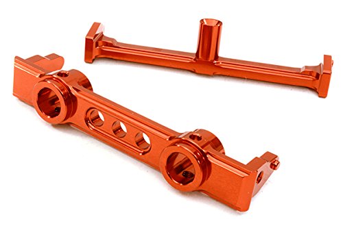 Integy RC Model Hop-ups OBM-1214RED 40mm Type Front Bumper Mount & Chassis Brace for SCX-10 Honcho, Jeep & Dingo