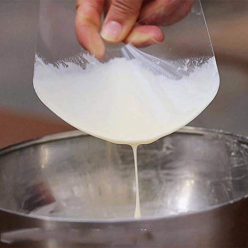 WONdere 5 pcs plastic dough scraper Icing Fondant Cake Decorating Baking Pastry Tools Simply Smooth Jagged Edge Spatulas Cutters - Thumbnail 5