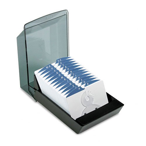 Buy Rolodex 67037 Rolodex Covered Business Card File, 500 3 x 5 Cards
