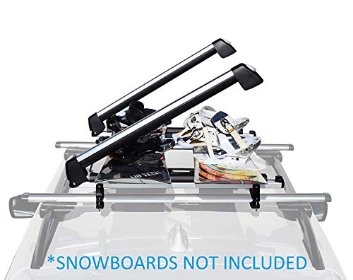 A Plus Car Racks & Carriers Ski/Snowboard Rack-4 Pair Skis or 2 Snowboards