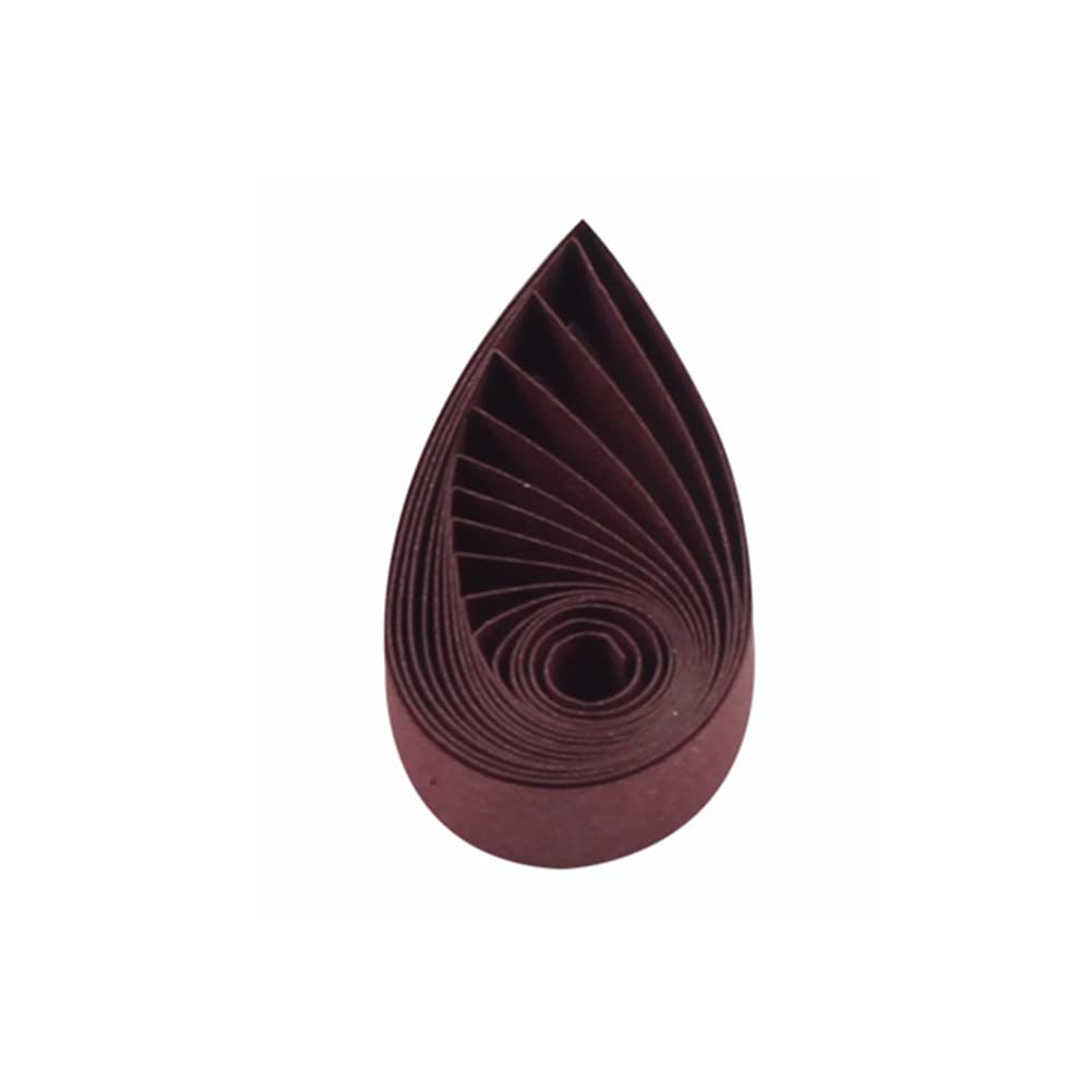 ODETOJOY 120pc Paper Quilling Strips 5mm Quilling Papers 5mm Craft Single Color Paper Strips (Burgundy) — image 1