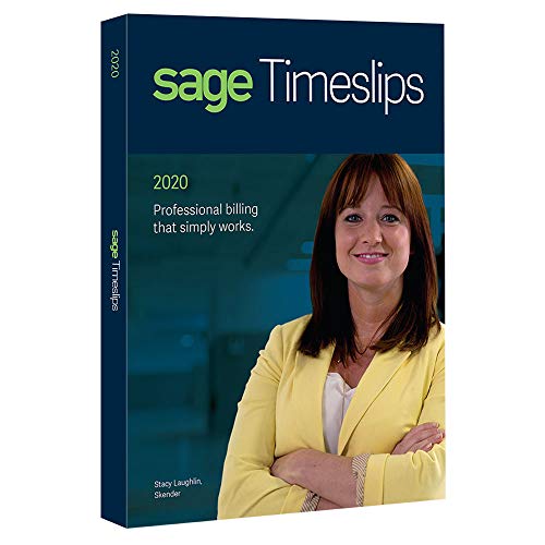 Sage Software Timeslips 2020 Time and Billing 2-User