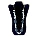 Teething Necklace for Moms to wear -Silicone Baby Teether, Nursing Necklace with BPA Free Chewbeads (Elegant)
