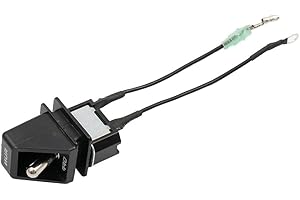 Boat Engine Stop Switch 87-91941A8 for Mercury Outboard Remote Control Box – Black ABS Kill Switch Compatible with For Mercur