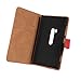 Lumia 920 Case, iCoverCase Genuine Leather Magnetic Flip [Card Slot] Wallet Cover Kickstand Case for Nokia Lumia 920 (Brown)