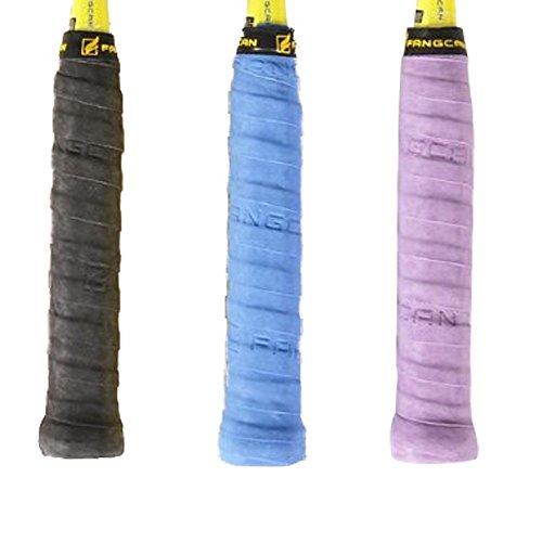 KLOUD City 3 pcs (Black, Blue, Purple) PU Soft, Absorb Moisture and Anti-Slip overgrip for Tennis and Badminton Racket Bike barp Fish Pole
