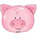 Qualatex Playful Pig Microfoil Balloon, 30-Inches (1-Pack)