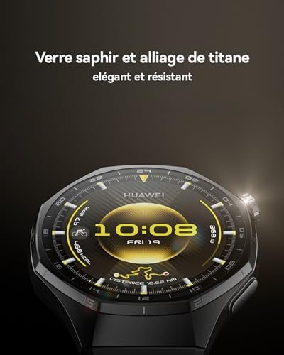 Watch GT 6 Pro 46mm Montres connectées, Écran AMOLED de 1,47 Pouce