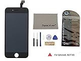 Digital A-star LCD Touch Screen Digitizer Assembly Replacement for iPhone 6 (4.7 inch) Without home button and camera (Black)