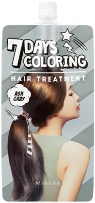 Amazon Missha 7 Days Coloring Hair Treatment 25ml ミシャ 7デイズ カラーリング ヘア トリートメント 25ml Ash Gray 並行輸入品 スクリーンプロテクター 通販