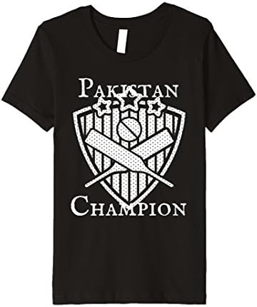 unisex-child Pakistan Cricket Champion T Shirt 8 Black