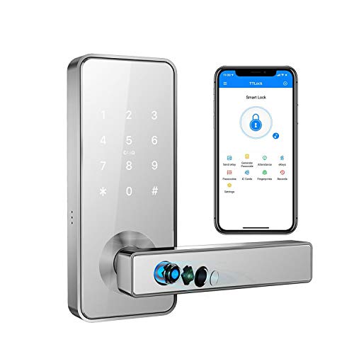 KUCACCI Smart Lock with Keypads,Smart Biometric Front Door Deadbolt