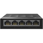 TP-Link LS1005G, Litewave 5 Port Gigabit Ethernet Unmanaged Switch | Desktop Ethernet Splitter, Unshielded Network Switch, Plug &amp; Play, Fanless Quiet