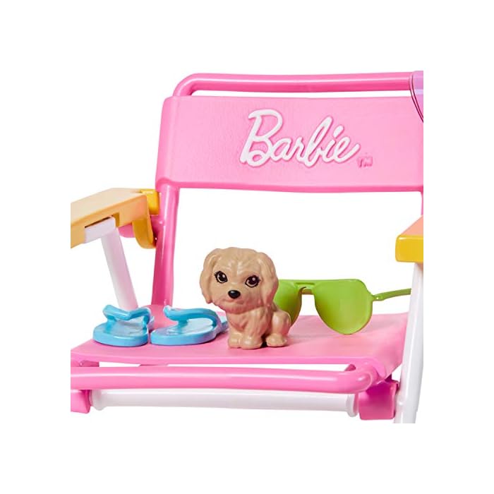 Barbie Accessory Pack Bundle With 3 Accessory Sets Themed To Lounging