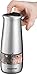 Gourmia GSP9415 Electric Salt and Pepper Mill and Grinder – 2 in 1 - Battery Operated - Stainless Steel Body – Modern Table Top Design - Adjustable Form Fine to Course