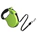 Ruff 'n Ruffus Retractable Dog Leash with Free Waste Bag Dispenser and Bags + Bonus Bowl | Heavy-Duty 16ft Retracting Pet Leash | 1-Button Control | (Retractable Dog Leash (with Free Bonus))