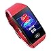 Meidexian888 Smart Wristband for iOS Android, Heart Rate Sleep Monitor Information Reminder, Sports Fitness Silicone Strap Watch (Red)thumb 4