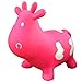 AppleRound Inflatable Ride-on Bouncy Animal Hopper – Horse, Cow or Unicorn – Kids Space Hopper Bouncer with Hand Pump – Jumping Toy for Indoor/Outdoor Play