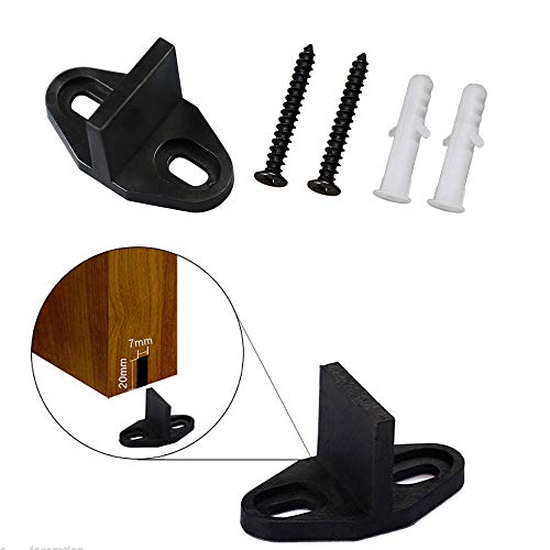 PeggyHD Barn Door Hardware Floor Guide Sliding Wood Door Floor Mounted