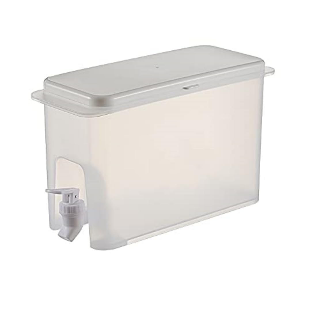 1 Gallon Plastic Beverage Dispenser with Spigot,Aguas Frescas Vitrolero Plastic Water Container,Great for Sun Tea, Iced Tea, Juice, Beer, Wine and Liquor