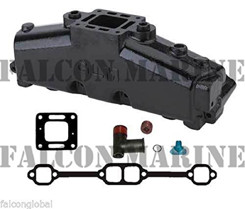 GLM Marine Mercruiser Chevy Marine 5.0L 305 5.7L 350 GLM Exhaust Manifold. (2 Manifolds)