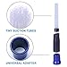 NEWBEA Dust Daddy Universal Vacuum Cleaner Attachment ,Dust Brush As Seen On TV,Dirt Remover with Strong Suction,Flexible Tube Cleaning Tool for Car,Corners, Pets, Drawers,Home,Furnitures