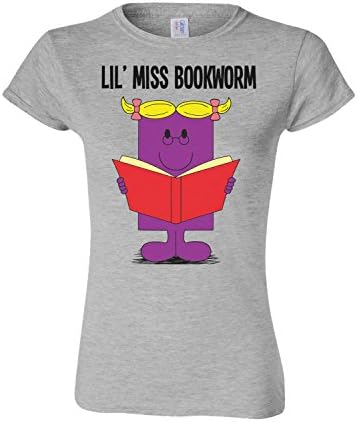 Lil Miss Bookworm - Womens Reading Organic Cotton T-Shirt