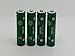 AAA Ni-MH 600mAh Rechargable Batteries Perfect for Solar Powered Units (4-Pack)