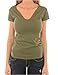 Kaporal Jeans - Women's Short Sleeve t-Shirt Salud - XS, Green