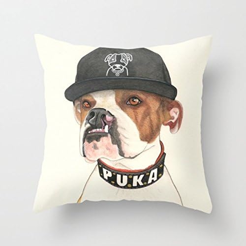 Dogs Throw Pillow Covers Best For Bedroom Pub Car Seat Bedroom Drawing Room Her 16 X 16 Inches / 40 By 40 Cm(two Sides)