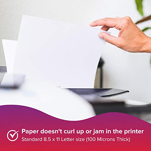 Printable Vinyl Sticker Paper For Inkjet Or Laser Printer Water