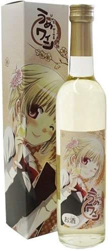 Amazon Co Jp 甘味果実酒 うめワイン ５００ｍｌ １２本 コミケット コラボ うめ物語 梅物語 ウメ物語 イラスト 蒼樹うめ メイリ めいり 明利酒類 食品 飲料 お酒