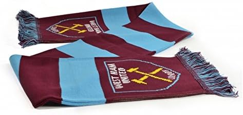 West Ham FC Official Soccer Jacquard Bar Scarf
