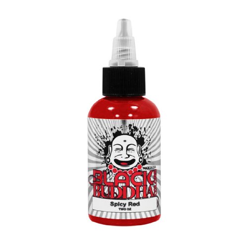 Black Buddha Colors Professional Tattoo Ink Spicy Red 2 oz