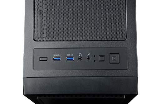 Enermax Starryfort SF30 Addressable RGB ARGB Mid Tower Gaming PC Case Tempered Glass Per-Installed A-RGB Fans (X4), ECA-SF30-M1BB-ARGB