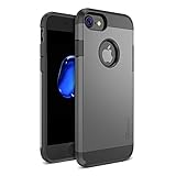 iPhone 7 Case, Trianium Protanium Series HEAVY DUTY Cases w/ [GXD Impact Gel] EXTREME Protection Shock-Absorption Tri-Layer Covers Protective Bumper for Apple iPhone 7 (2016) & iPhone 6/6s - Gunmetal
