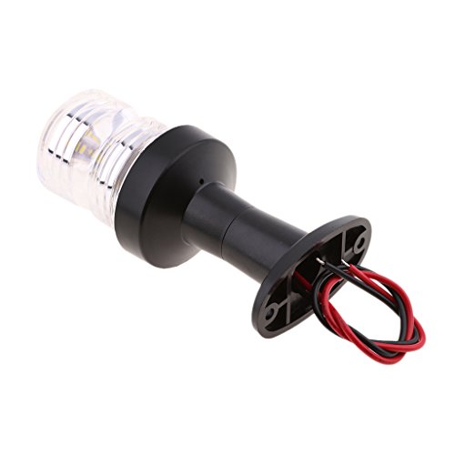 Baoblaze 12V 2.5W LED 5 Inch Boat Anchor Stern Masthead Navigation All Round White Light