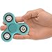 The Anti-Anxiety 360 Spinner Helps Focusing Fidget Toys [Glow in the Dark] Premium Quality EDC Focus Toy for Kids & Adults - Best Stress Reducer Relieves ADHD & Boredom Ceramic Cube Bearing Blue